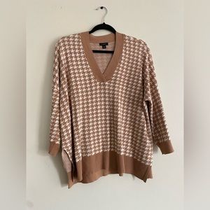 Ann Taylor Houndstooth Sweater